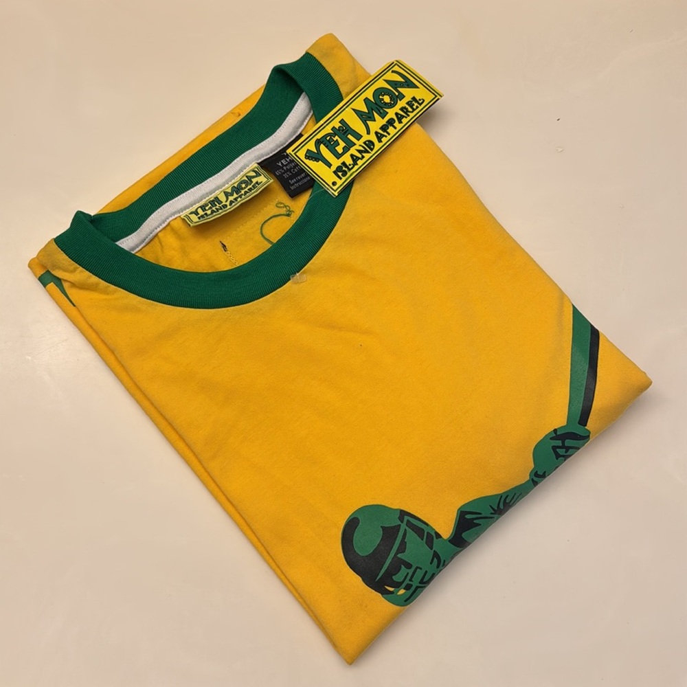 Yeh Mon Cricket Men's Top Tee Shirt